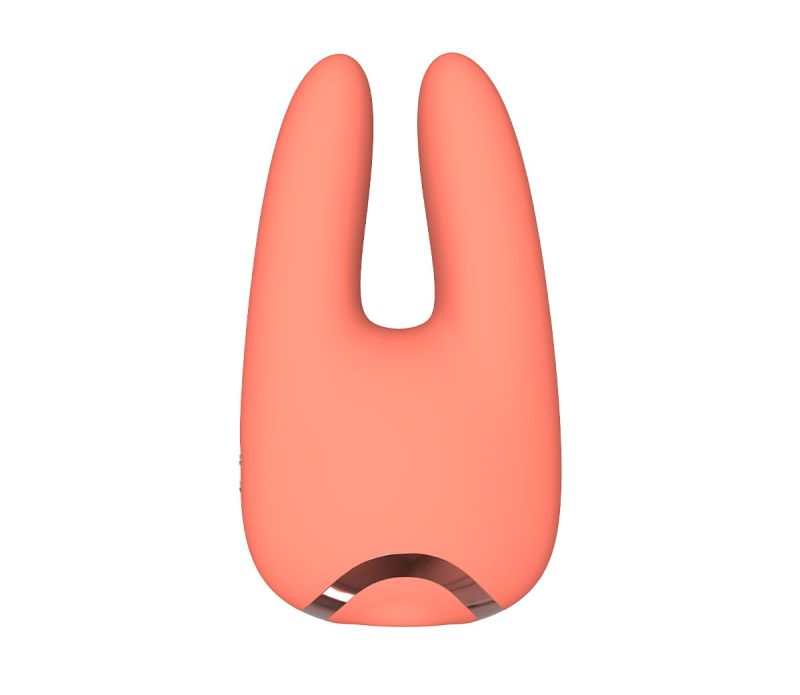 Стимулятор для клітора Chisa Kissen Bloom з вібрацією та всмоктуванням, помаранчевий вид 3