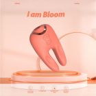 Стимулятор для клітора Chisa Kissen Bloom з вібрацією та всмоктуванням, помаранчевий вид 7