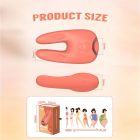 Стимулятор для клитора Chisa Kissen Bloom с вибрацией и всасыванием, оранжевый вид 10