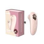 Стимулятор с пульсацией для клитора Chisa Kissen Rosebud персиковый вид 2