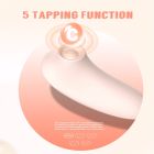 Стимулятор с пульсацией для клитора Chisa Kissen Rosebud персиковый вид 6