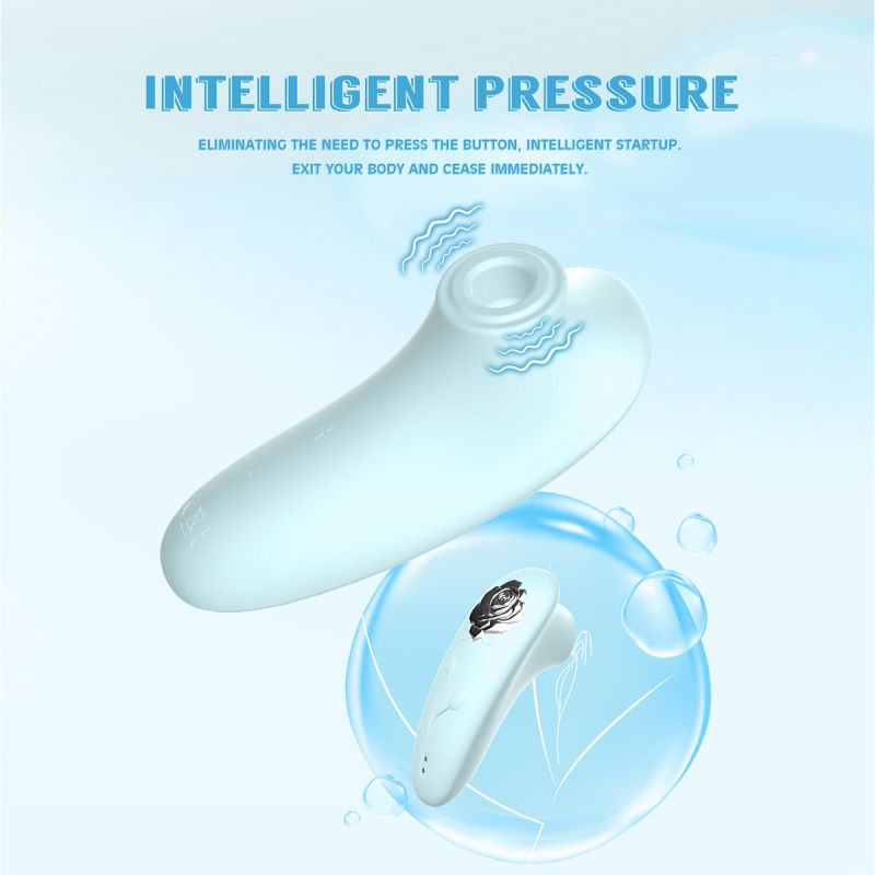 Cтимулятор з пульсацією Chisa Kissen Cynthia для клітора, м'ятний вид 9