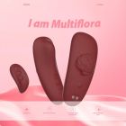 Вібраційний стимулятор у трусики Chisa Kissen Multiflora з пультом, червоний вид 8