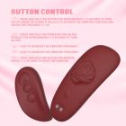 Вибрационный стимулятор в трусики Chisa Kissen Multiflora с пультом, красный вид 10