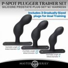 Набор для стимуляции простаты Master Series P-Spot Plugger Trainer Set, черный вид 7