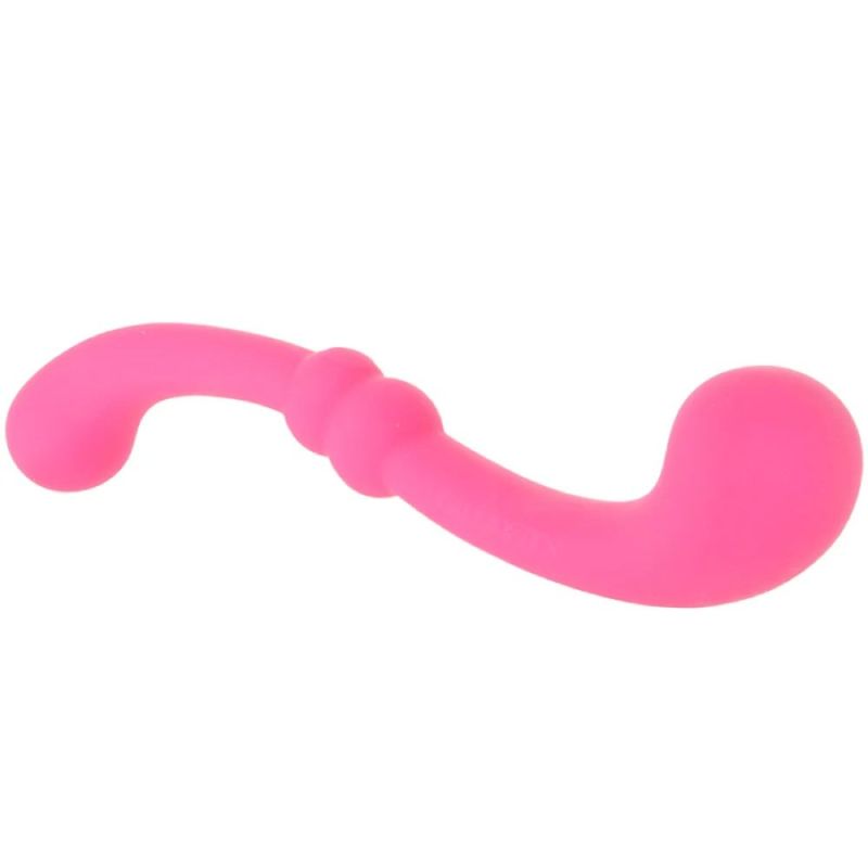 Вібратор двосторонній CalExotics Pretty Little Wands рожевий вид 4
