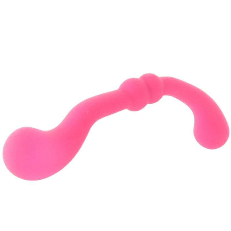 Вібратор двосторонній CalExotics Pretty Little Wands рожевий вид 5