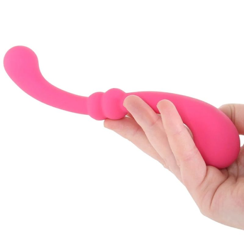 Вібратор двосторонній CalExotics Pretty Little Wands рожевий вид 6