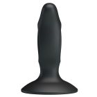 Анальная пробка с отверстиями Baile Fabulous Silicone Butt Plug черная вид 4