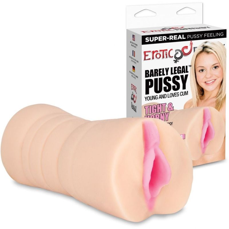 Мастурбатор вагина реалистичный Hustler бежевый вид 2