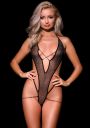 Боді OhMyG! Las Vegas напівпрозорий, чорний, L-XL