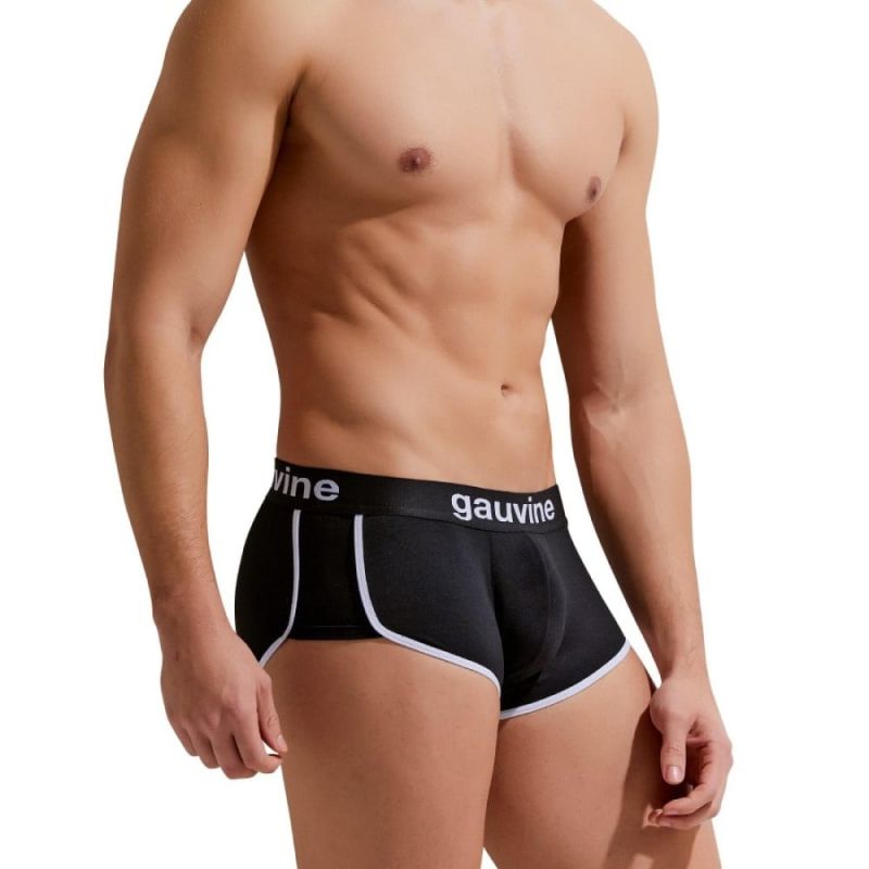 Чоловічі труси боксери Gauvine чорні, S вид 2