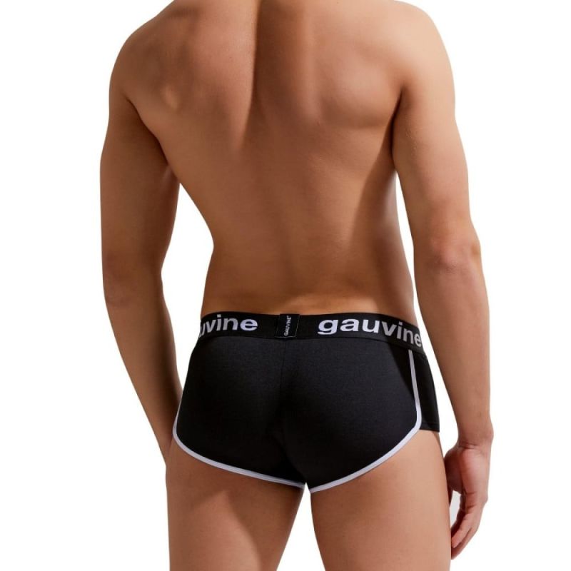 Чоловічі труси боксери Gauvine чорні, S вид 3