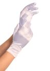 Рукавички сатинові Leg Avenue Satin Wrist білі, One Size вид 2