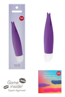 Вибратор для клитора Fun Factory Volita силиконовый, фиолетовый
