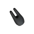 Кліторальний вібратор з вушками Odeco Baron силіконовий, чорний вид 3