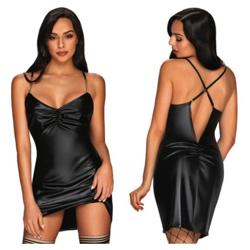 Міні плаття Obsessive Yollanda чорний, L/XL вид 4