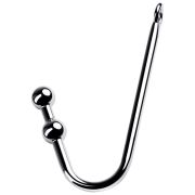 Анальный крюк с двумя шариками Runye металлический