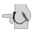 Анальна пробка з ерекційним кільцем Pipedream Anal Fantasy Collection з вібрацією, чорний вид 4