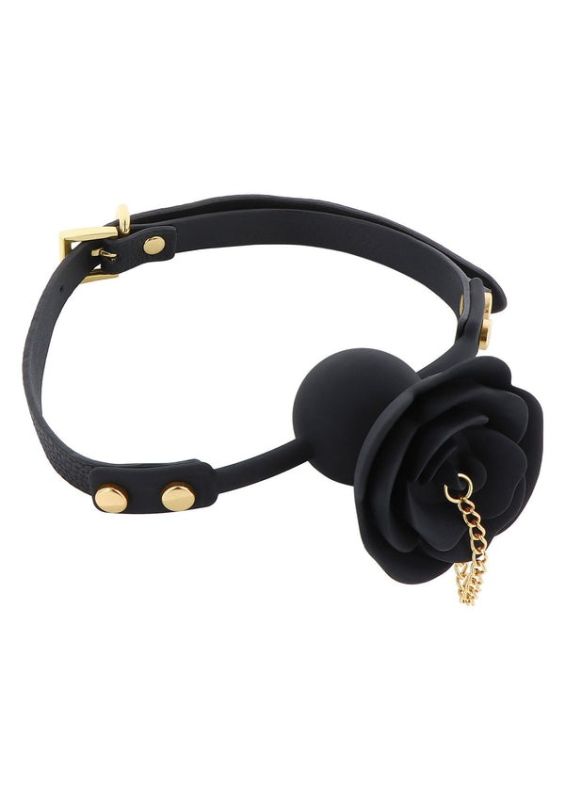 Кляп-троянда з відкриттям Taboom Dona Rose Ball чорний вид 5