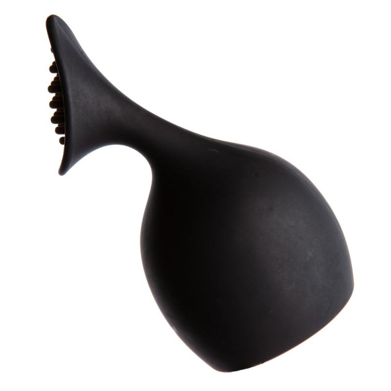 Насадка на мікрофон з пухирцями Love Shop для стимуляції клітора, чорна вид 4