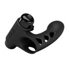 Вибратор на палец Pretty Love Orlando с клиторальной стимуляцией, черный вид 6