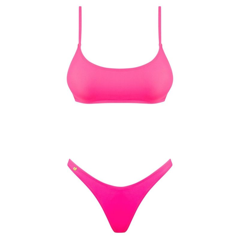 Купальник бікіні Obsessive Mexico Beach неоново-рожевий, S вид 5
