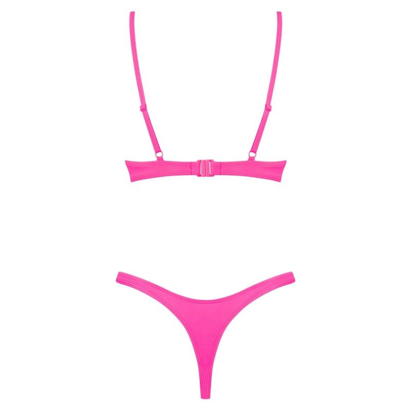 Купальник бікіні Obsessive Mexico Beach неоново-рожевий, S вид 6