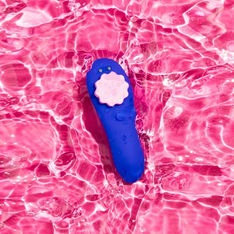 Вібратор у трусики ROMP Party з бездротовим пультом керування, синій вид 9