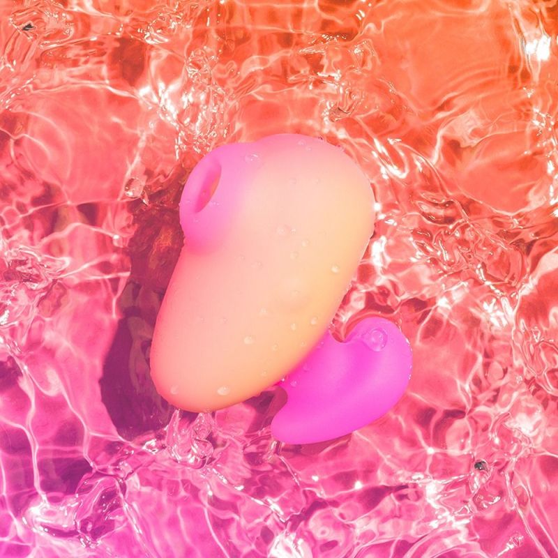 Вібратор з вакуумно-пульсуючою стимуляцією ROMP Kiss помаранчевий вид 6