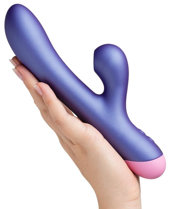 Кролик вібратор з пульсатором для клітора ROMP Pulse фіолетовий вид 8