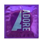 Презерватив суперміцний Pasante Adore Ribbed Pleasure 52 мм (ціна за 1 шт.) вид 2
