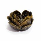 Свічка низькотемпературна у вигляді троянди з глітером GlowKink чорна, L вид 17