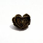 Свічка низькотемпературна у вигляді троянди з глітером GlowKink чорна, L вид 21