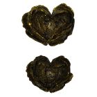 Свеча низкотемпературная в виде розы с глиттером GlowKink черная, L вид 22