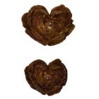 Свеча в виде розы с глитером GlowKink бордовая, L вид 4