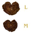 Свічка низькотемпературна у вигляді троянди з глітером GlowKink бордова, L вид 5