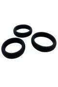 Набор эрекционных колец Alive Sensual Pleasure Rings черные