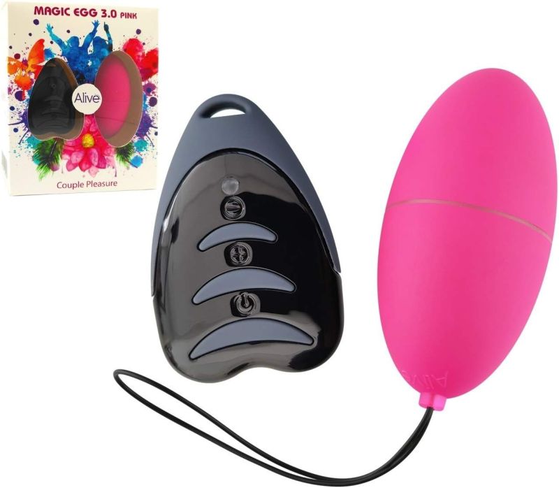 Віброяйце Alive Magic Egg 3.0 з дистанційним керуванням рожеве вид 2