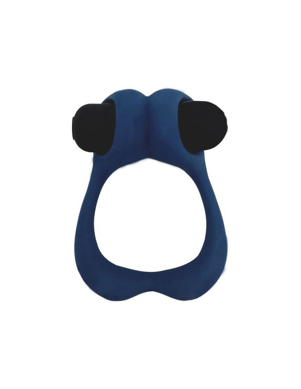 Ерекційне віброкільце Alive Nutty синє вид 2