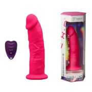 Реалістичний вібратор-масажер для точки G з пультом керування Silexd Model 2 (7") ZM01 рожевий