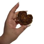 Свічка низькотемпературна у вигляді троянди з глітером GlowKink бордова, М вид 3