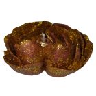 Свічка низькотемпературна у вигляді троянди з глітером GlowKink бордова, М вид 6