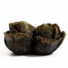 Свеча низкотемпературная в виде розы с глиттером GlowKink черная, М вид 19