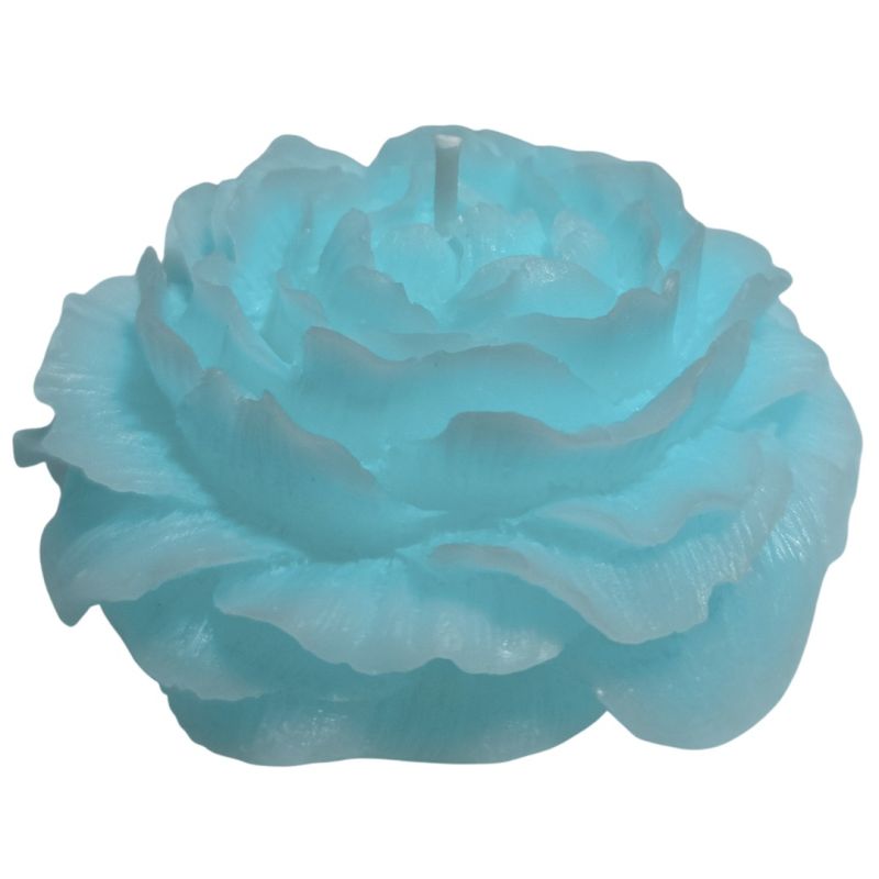 Свічка півонія люмінесцентна GlowKink низькотемпературна, голуба, L вид 3