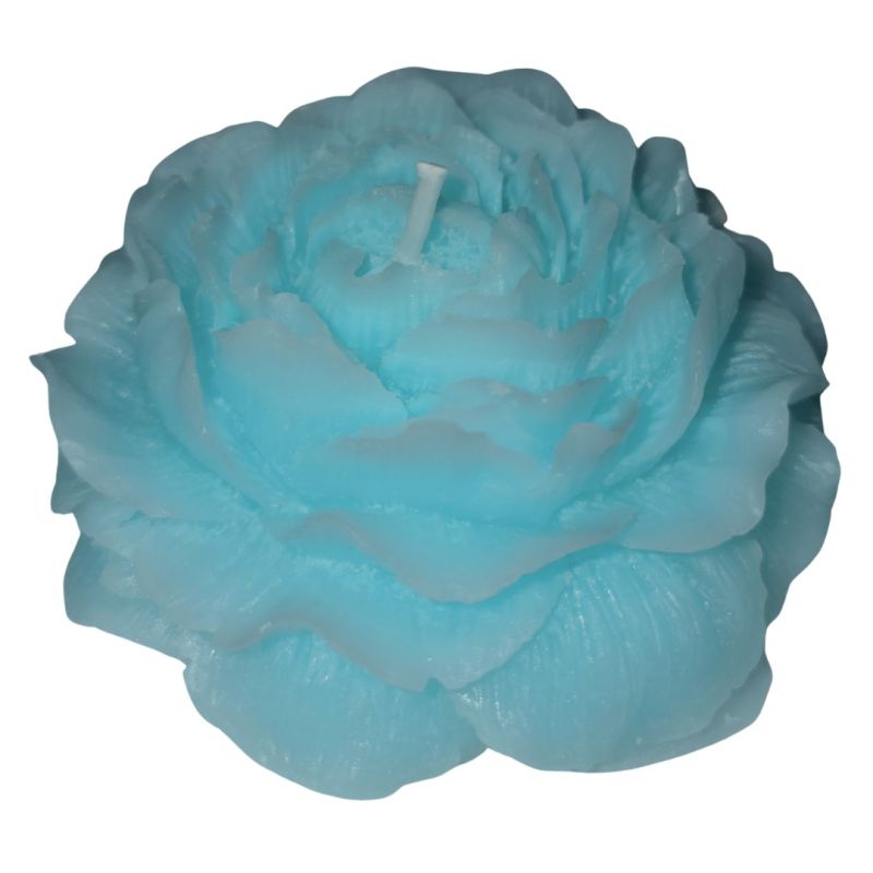 Свічка півонія люмінесцентна GlowKink низькотемпературна, голуба, L вид 6