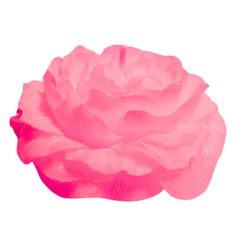 Свеча пион люминесцентный GlowKink низкотемпературная, розовая, L вид 3