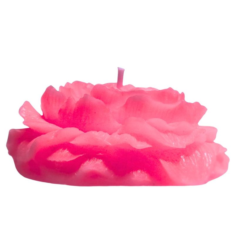 Свічка півонія люмінесцентна GlowKink низькотемпературна, рожева, L вид 4