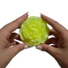 Свічка півонія люмінесцентна GlowKink низькотемпературна, салатова, L вид 5