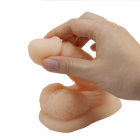 Фаллоимитатор протез PRETTY LOVE реалистичный, эластичный, светлый беж, 13 см вид 4